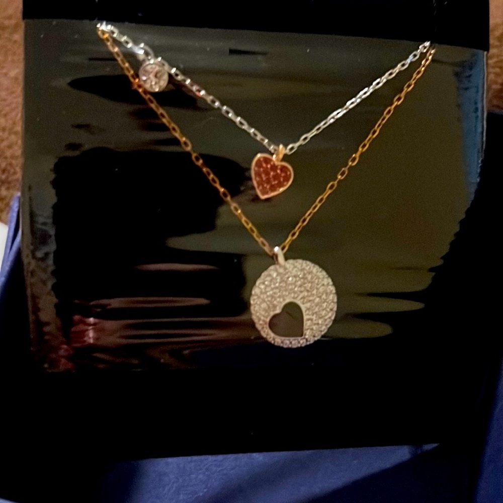 COPY - Swarovski Dual Pendant Necklace